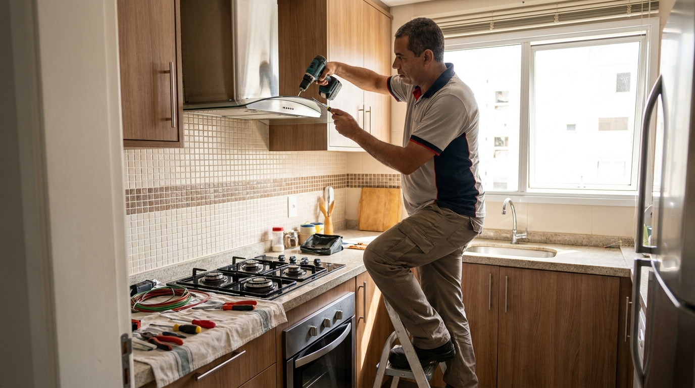 Instalação de Exaustor em Suzano‑SP