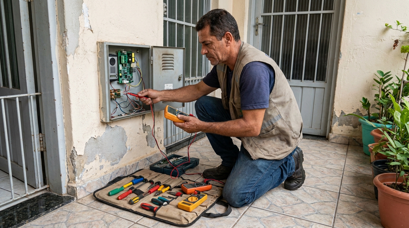 Troca de Fiação de Interfone em Suzano‑SP